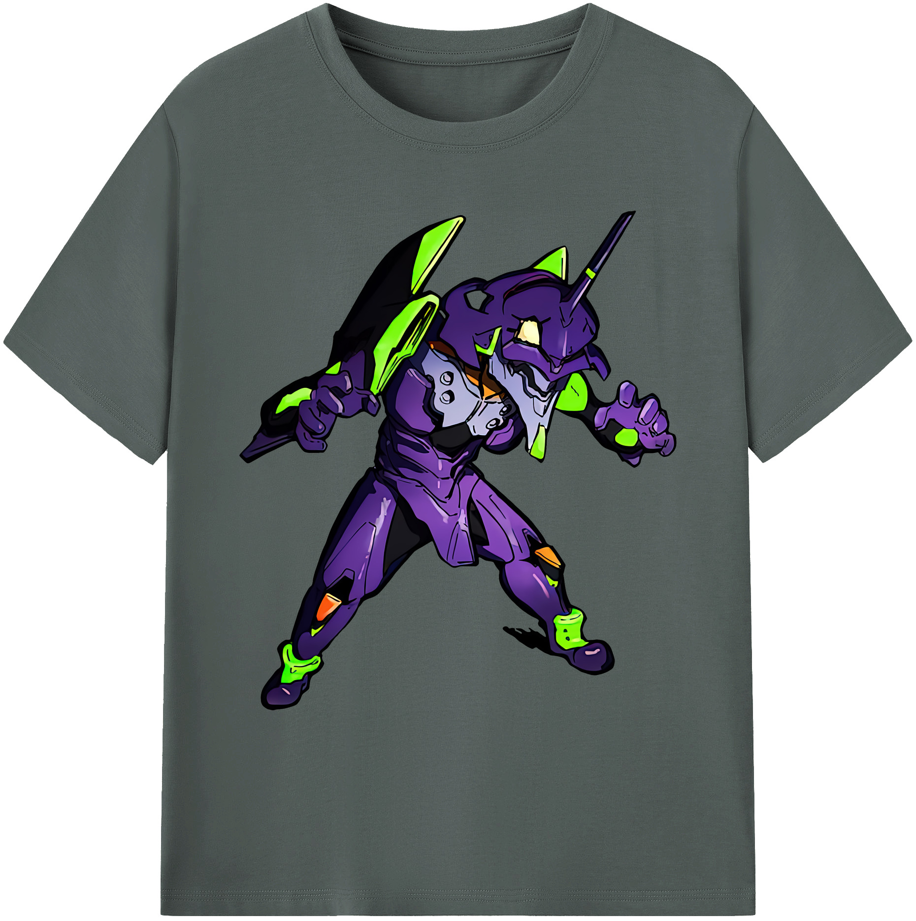 （画像用） EVA 新世紀エヴァンゲリオン 綿100％ メンズ半袖Tシャツ｜肌触りやわらか＆通気性